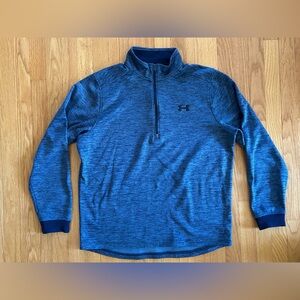 Under Armour Cold Gear 1/4 Zip Pullover Mens Large Long Sleeve Athletic Top